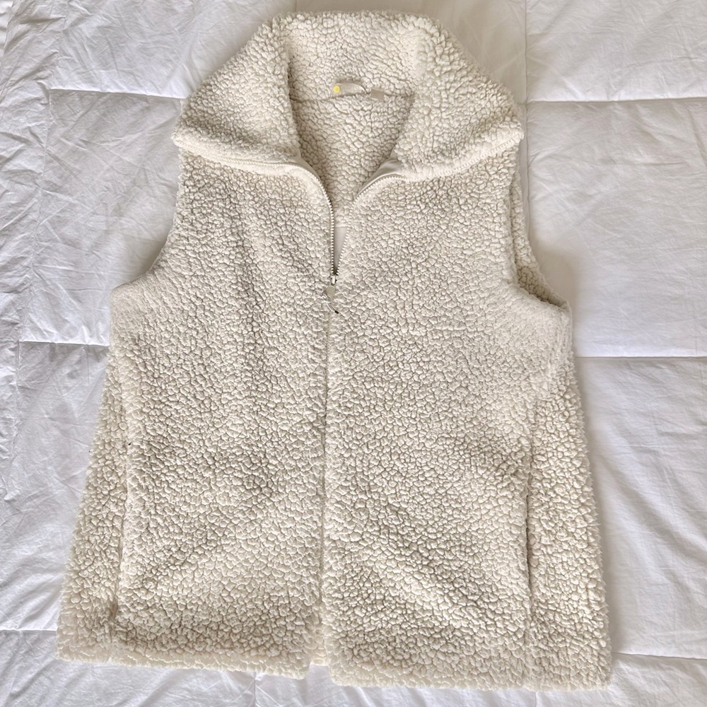 Zella Sherpa Vest Jacket with Pockets